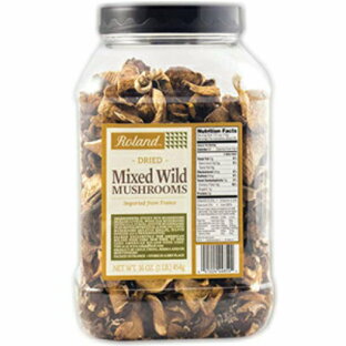 Roland Foods 乾燥混合野生キノコ専門輸入食品 1 ポンド、16 オンス Roland Foods Dried Mixed Wild Mushrooms Specialty Imported Food 1Pound , 16 Ounceの画像