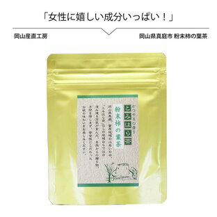 国産 農薬不使用 健康茶 粉茶 粉末 柿の葉茶50g 農薬不使用 国産 粉末 メール便 粉末茶 送料無料 【通常配送商品と同梱は別途送料がかかります】の画像