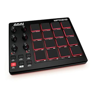 Akai Professional USB MIDIコントローラー 16パッド 音源ソフト付属 MPD218の画像