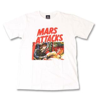 Tシャツ バンドTシャツ ロックTシャツ 半袖 (KR) マーズアタック MARS ATTACKS 4 WHT S/S 白 映画の画像