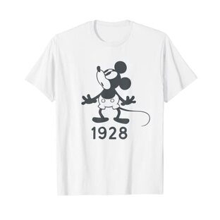 ディズニー レトロ ミッキーマウス 1928 Tシャツの画像