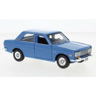 1/24 日産 ダットサン ブルーバード 青 ブルー Maisto Datsun 510 blue 1971 1:24 梱包サイズ60の画像