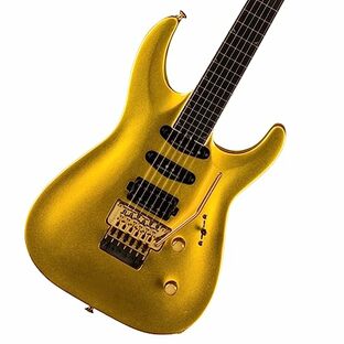 JACKSON ジャクソンエレキギター Pro Plus Series Soloist™ SLA3, Ebony Fingerboard, Gold Bullion ギグバッグ付きの画像