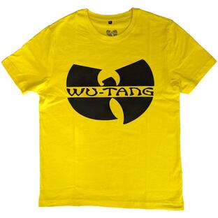 (ウータン・クラン) Wu-Tang Clan オフィシャル商品 ユニセックス ロゴ Tシャツ コットン 半袖 トップス RO3604 (イエの画像