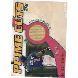 【品質保証書付】 トレーディングカード 2002 Topps Prime Cuts Pine Tar Relics Braves Baseball Card #PCPWB Wilson Betemitの画像