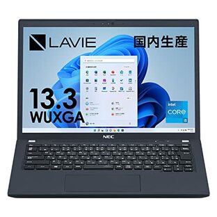 NEC LAVIE 国内生産 ノートパソコン PMX 13.3 型 Core i5 8GB 512GB SSD Office なし ブラック モバイルの画像