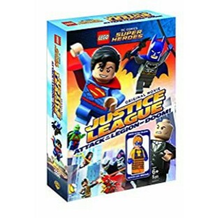 LEGO(R)スーパー・ヒーローズ：ジャスティス・リーグ＜悪の軍団誕生＞ブルーレイ＆DVDセット（2枚組）トリックスター ミニフィギの画像