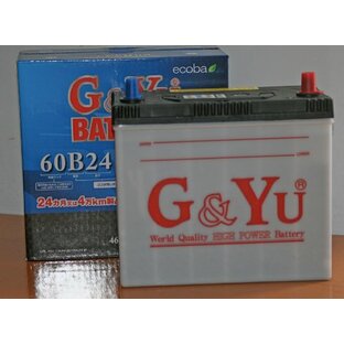 G&Yu [ ジーアンドユー ] 国産車バッテリー [ ecoba ] 80D23Rの画像
