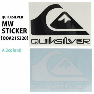 QUICKSILVER クイックシルバー ステッカー MW STICKER 転写ステッカー シール サーフィン サーフボード おしゃれ 品番 QOA215320 日本正規品の画像