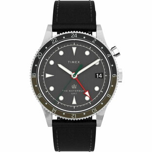 Tmexタイメックスメンズ男性ウォーターベリートラディショナルGMT 39ミリメートルTW2V28700VQクォーツ腕時計の画像