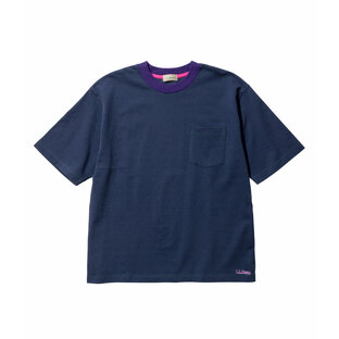 《公式》Tシャツ（半袖）/メンズ/Purple/Green/ユニオン・ショートスリーブ・ストライプ・Tシャツ/Men's Union Short-Sleeve Striped T-Shirt/XL/L.L.Bean（エルエルビーン）Japan Editionの画像