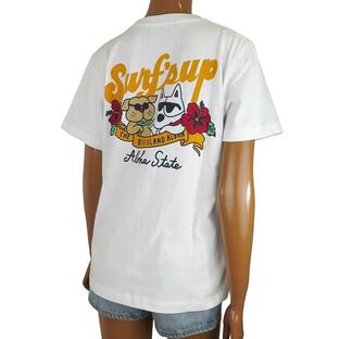 半袖 Tシャツ レディース サーフズアップ ハワイ サーフブランド (レディース/ホワイト) ハワイアン雑貨 232SU2ST016 送料無料 サーフ ハワイの画像
