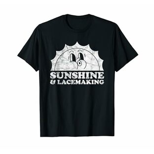 Sunshine and Lacemaking レトロ ヴィンテージ サン ボビンレース Tシャツの画像