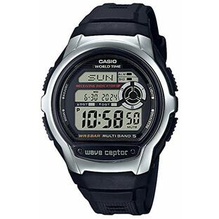 [カシオ] 腕時計 ウェーブセプター 【国内正規品】電波時計 スーパーイルミネータータイプ(高輝度なLEDライト) WV-M60R-1AJF メンズ ブラックの画像
