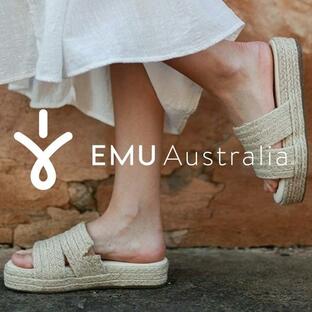 EMU Australia エミュ 厚底 エスパドリーユ サンダル Fern W12868 エミュー オーガニックコットン レディース 靴 ミュールの画像