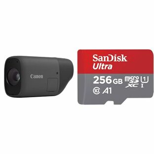 【SDカードセット】Canon コンパクトデジタルカメラ PowerShot ZOOM Black Edition 写真と動画が撮れる望遠鏡 PSZOOMBKEDITION+サンディスク microSD 256GB UHS-I Class10 Nintendo Switch メーカー動作確認済SanDisk Ultra SDSQUA4-256G-EPK エコパッケージの画像