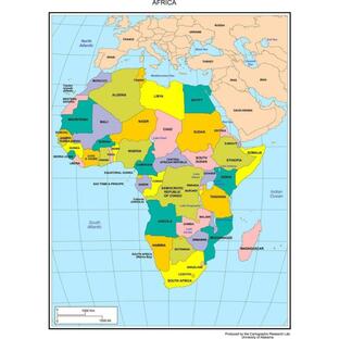 Gifts Delight Laminated 24x33 Poster: Economic Map - Maps of Africaの画像