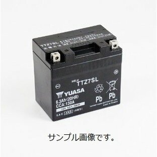 TTZ7SL セロー225WE 型式：4JG5 ※取付時、要アダプター (YTZ7S互換) 液入密閉式 1年保証 台湾ユアサ バッテリーの画像