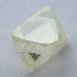 天然 ダイヤモンド ソーヤブル結晶 正八面体 トライゴン 0.544ct Iカラー VVS1 ソ付の画像