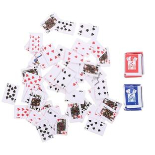 iplusmile ミニトランプ トランプ ミニ ポーカー 小さい テーブル トランプ ゲームドールハウス 子の画像