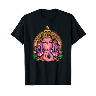 Elephant Gods Ganesh Religion Buddist Indian Thailand Temple Tシャツの画像