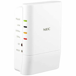 NEC 無線LAN中継機（11ac／n／a 867Mbps＋11n／g／b 300Mbps） PA-W1200EXの画像