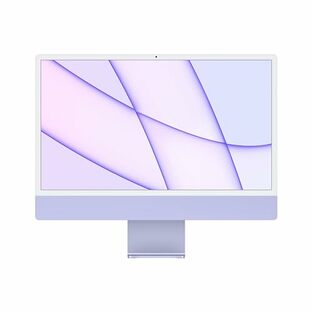 Apple 2021 iMac (24インチ, 8コアCPUと8コアGPUを搭載したApple M1チップ, 8GB ユニファイドメモリ, 512GB) - パープルの画像