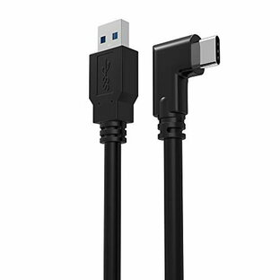 USB-A to USB-C ケーブル Type C to Type C ケーブル Easy Hood 90度直角 USB 3.1 Gen2 ケーブル 5Gbps データ転送コード、4K動画出力対応充電ケーブル 高速充電 PCカメラ スマートフォンの画像