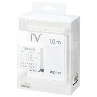 マクセル iVDR-S規格対応リムーバブル・ハードディスク 1.0TB(ホワイト)maxell カセットハードディスク「iV(アイヴィ)」 M-の画像
