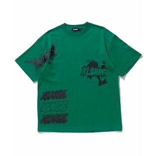 [エクストララージ] Tシャツ RANDOM PRINT S/S TEE メンズ GREENの画像