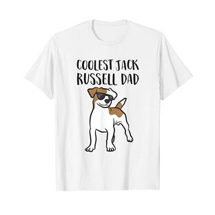 Coolest Jack Russel Dad ジャックラッセル・テリア Tシャツの画像