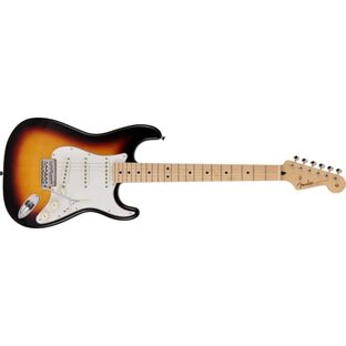 Fender ショートスケールギター Made in Japan Junior Collection Stratocaster®, Maple Fingerboard, 3-Color Sunburst ソフトケース付きの画像