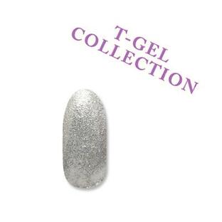 ジェルネイル T-GEL COLLECTION カラージェル D022 プラチナシルバー 4mlの画像