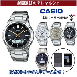 カシオ 腕時計 電波ソーラー時計 WVA-M630D wave ceptor CASIO 敬老の日 ウェーブセプター 男性 紳士 メンズ 新聞 商品番号 2099 新生活の画像