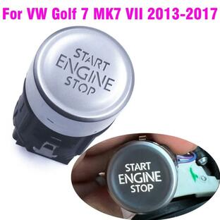 スタートストップエンジン vwゴルフ7 mk7 vii キーレス スタートスイッチ 5g959839用ボタンボタンの画像