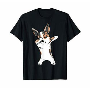 ダブダンスウェルシュ・コーギー・カーディガン犬 Tシャツの画像