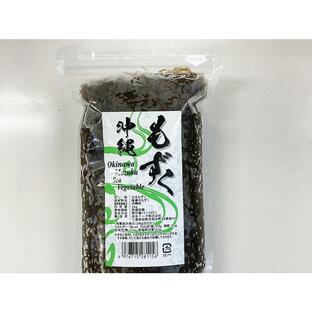 沖縄県産 太生もずく 1kg もずく モズク もずく酢 酢の物 味噌汁 天ぷら 天婦羅 天麩羅 みそ汁 海藻 業務用 【水産フーズ】の画像