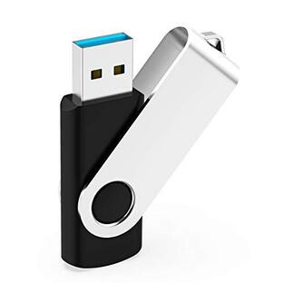 KEXIN USBメモリ 64GB USB 3.0 高速 USBメモリースティック フラッシュメモリ 360°回転式 Windows PCに対応の画像