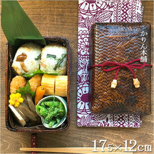 弁当箱 一閑張おにぎり弁当 中 木曽 日本製 紐付き 箱入り おしゃれ サンドイッチ おにぎり 竹編み かるい いっかんばり 箱入り 国産の画像