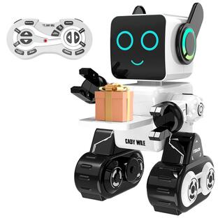 PRANITE ロボット、リモコン おもちゃ 男の子と女の子、音楽ダンス 録音可能 貯金箱付き プログラミング可能 話せる 動く 物を輸送可能 ペッの画像