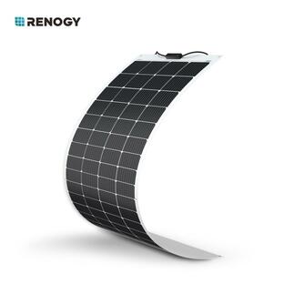 RENOGY レノジー フレキシブル ソーラーパネル 200W 単結晶 12V MC4コネクタータイプ 超薄型 省エネ 持ち運びに便利 キャンピングカー 太陽光パネルの画像
