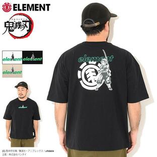 エレメント Tシャツ 半袖 ELEMENT メンズ 鬼滅の刃 Kimetsu Tanjiroコラボ ( 鬼滅の刃 Kimetsu Tanjiro S/S Tee 竈門炭治郎 BB022-289 )[M便 1/1]の画像