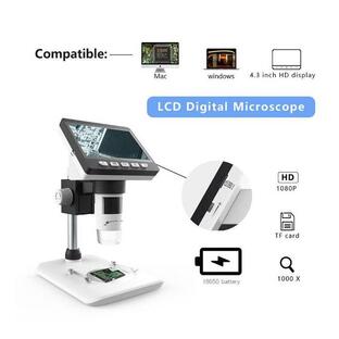 ポータブル デスクトップ 液晶 デジタル 顕微鏡 電子内視鏡 拡大鏡の画像