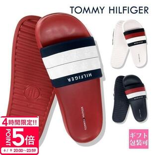 トミーヒルフィガー TOMMY HILFIGER 靴 サンダル 正規品 フラッグ ロゴ シャワーサンダル ビーチサンダル tw DULCEの画像