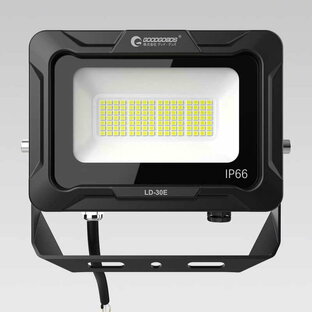 グッドグッズ 投光器・フラッドライト 昼白色 LEDライト グッド・グッズ 30W LED 投光器 100V対応 IP66 防水 ledライト ワークライト 高輝度 省エネ 広角照明の画像