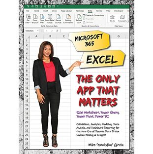 Microsoft 365 Excel: The Only App That Matters: Excel Worksheet, Power Query, Power Pivot, Power BI: Calculations, Analytics, Modeling, Data Analysis, and Dashboard Reporting for the New Era of Dynamic Data-Driven Decision Making and Insightの画像