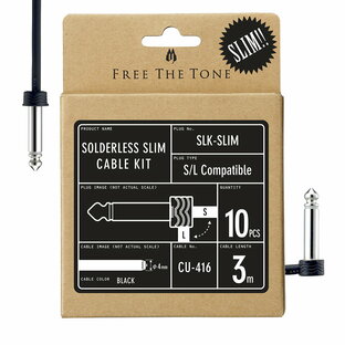 Free The Tone SLK-SLIM Solderless Slim Cable Kit パッチケーブルキット フリーザトーンの画像