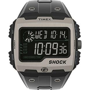 腕時計 タイメックス メンズ TW4B24900VQ Timex Men's Expedition Grid Shock 50mm Quartz Resin Strap,の画像