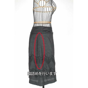婦人スカート全般脇詰め（ファスナー無し）（ポケット無し）の画像