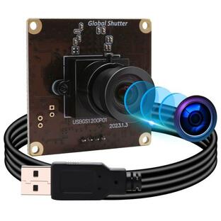 USB カメラ モジュール Rabbitroom フルHD1200P 90FPS 68°視野角 グローバルシャッター Webカメラ 200万画の画像
